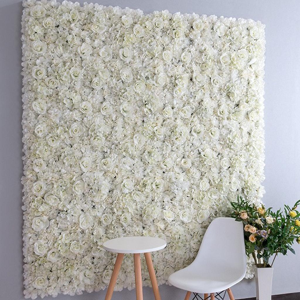 Romantic Artificial Wedding Fl - Flower Wall Panel ulasan dan harga