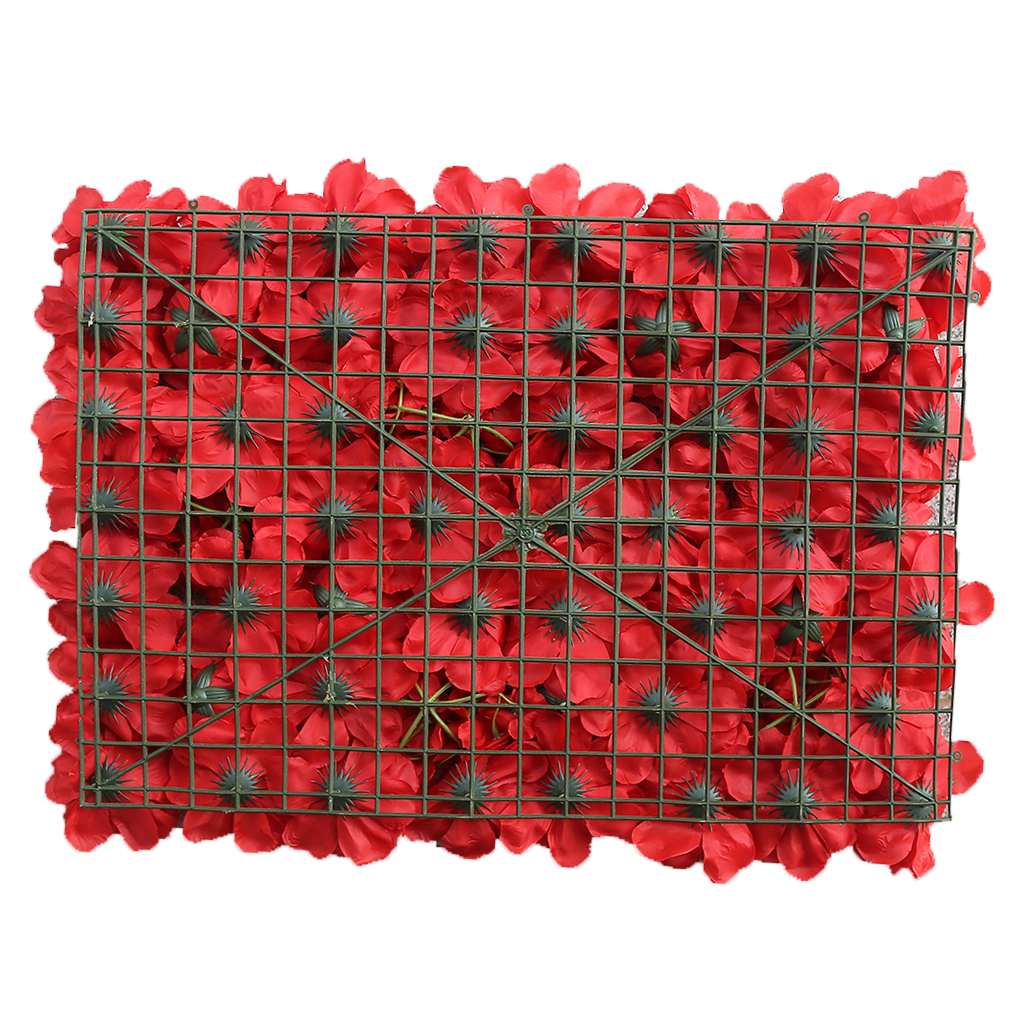 Romantic Artificial Wedding Fl - Flower Wall Panel ulasan dan harga