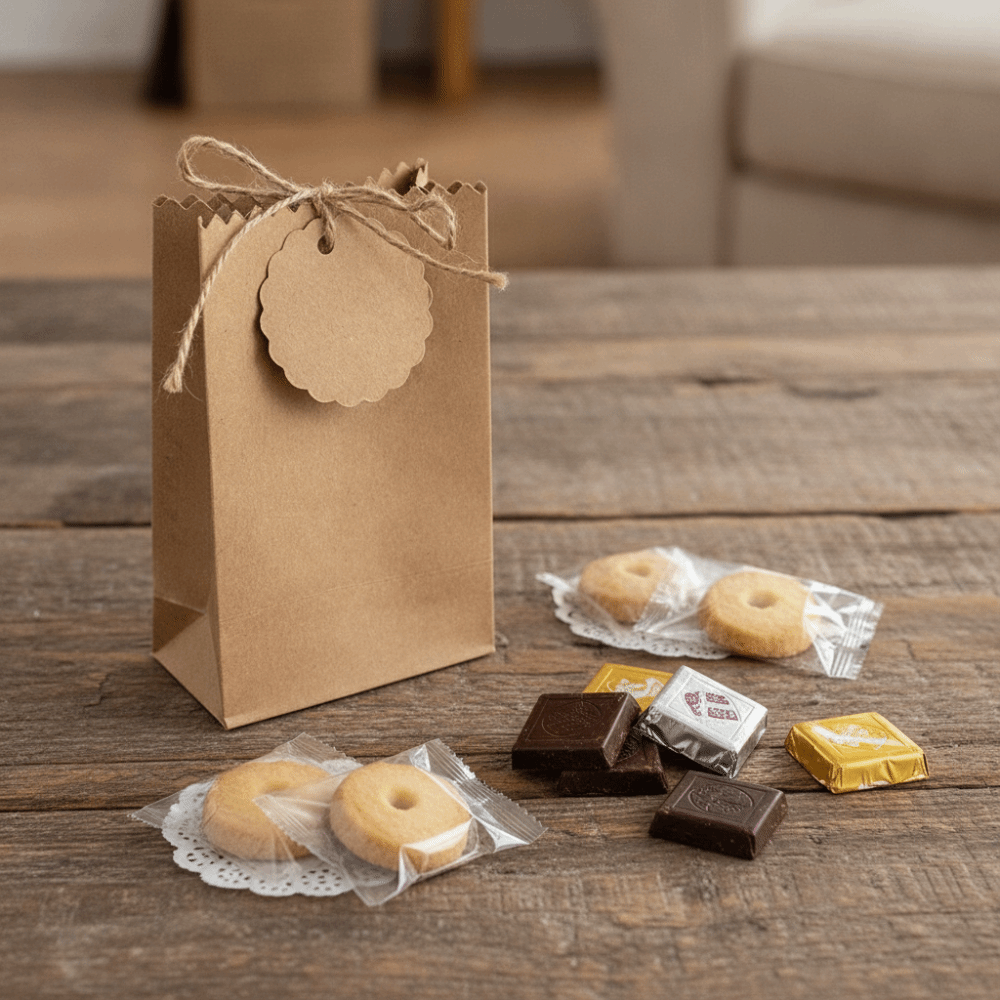 Multi-functional Retro Kraft P - Party Favor Bag ulasan dan harga