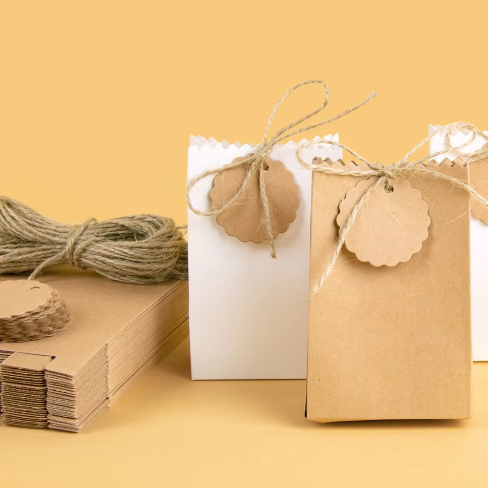 Multi-functional Retro Kraft P - Party Favor Bag ulasan dan harga
