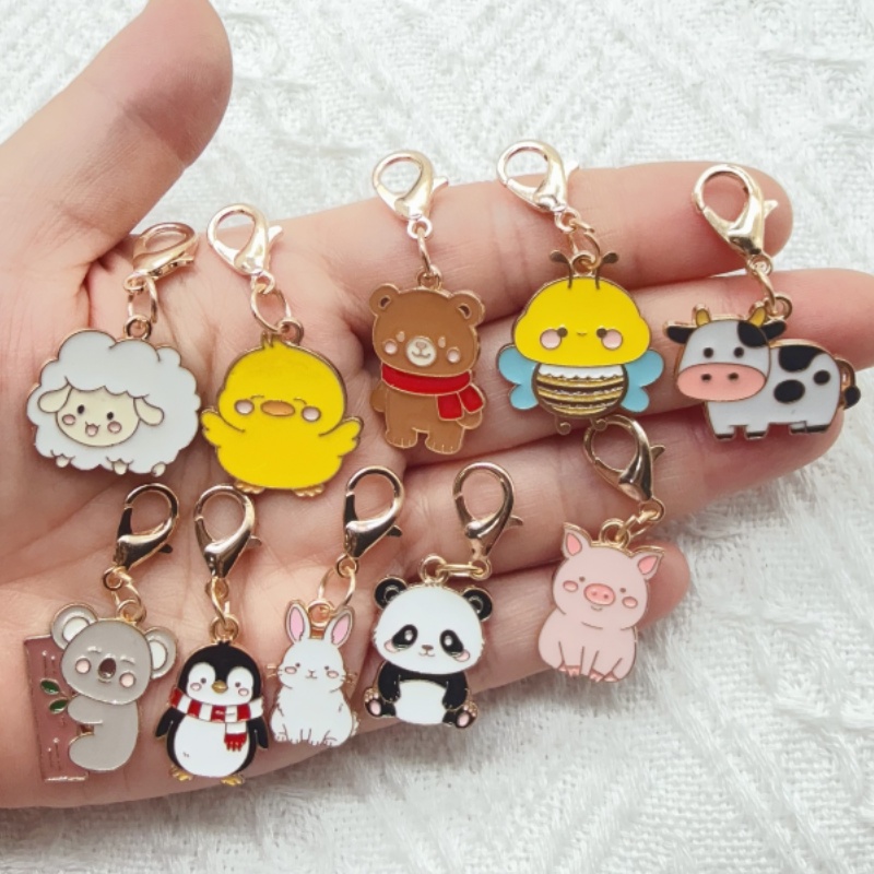 10pcs alloy drip oil cartoon a - Party Favor Bag ulasan dan harga