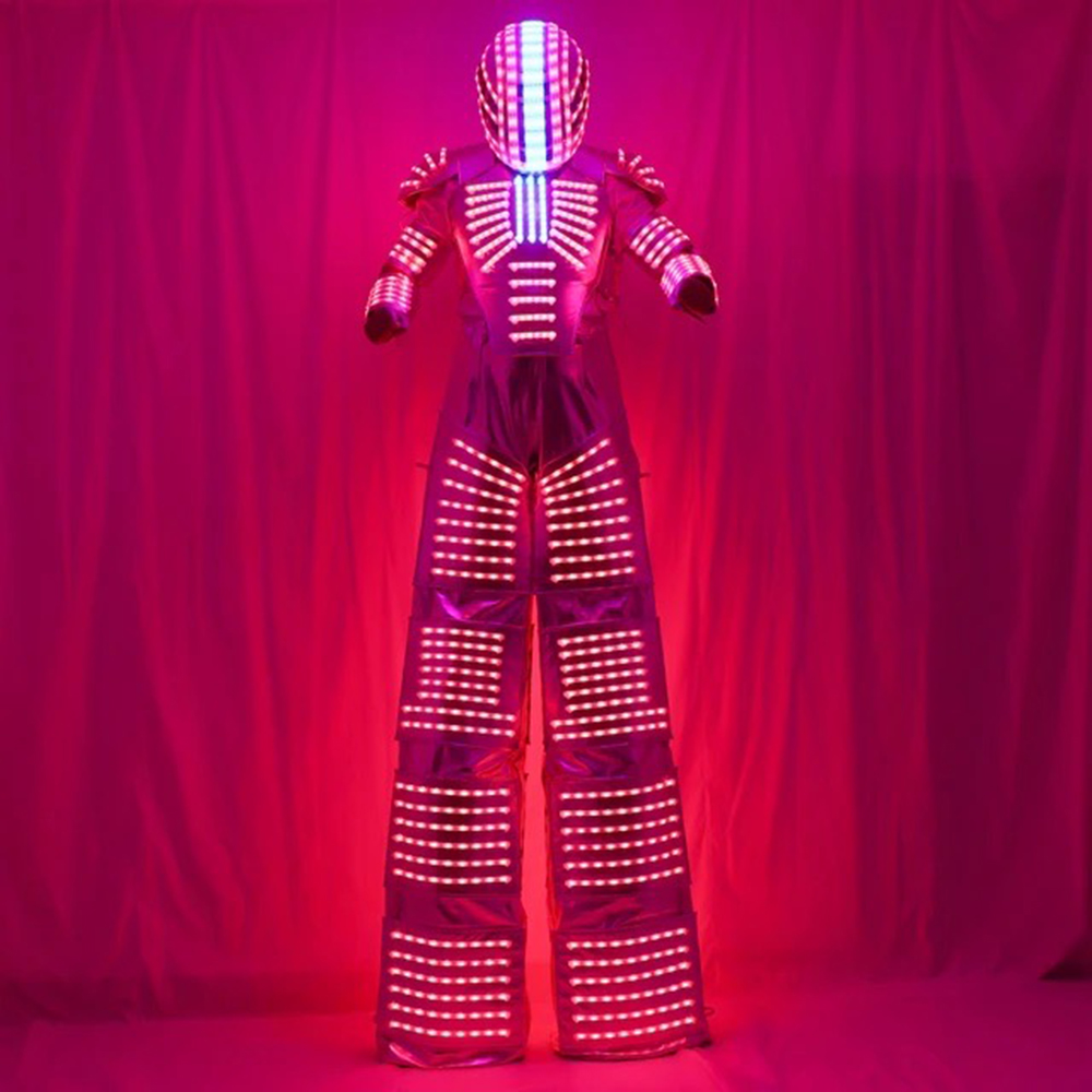 Adult LED Robot Costume Lumino - Event Party Dj ulasan dan harga