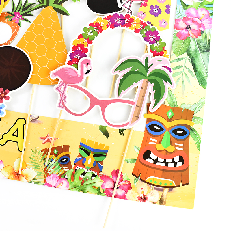 Hawaiian Party Aloha Photo Boo - Photo Booth Frame ulasan dan harga