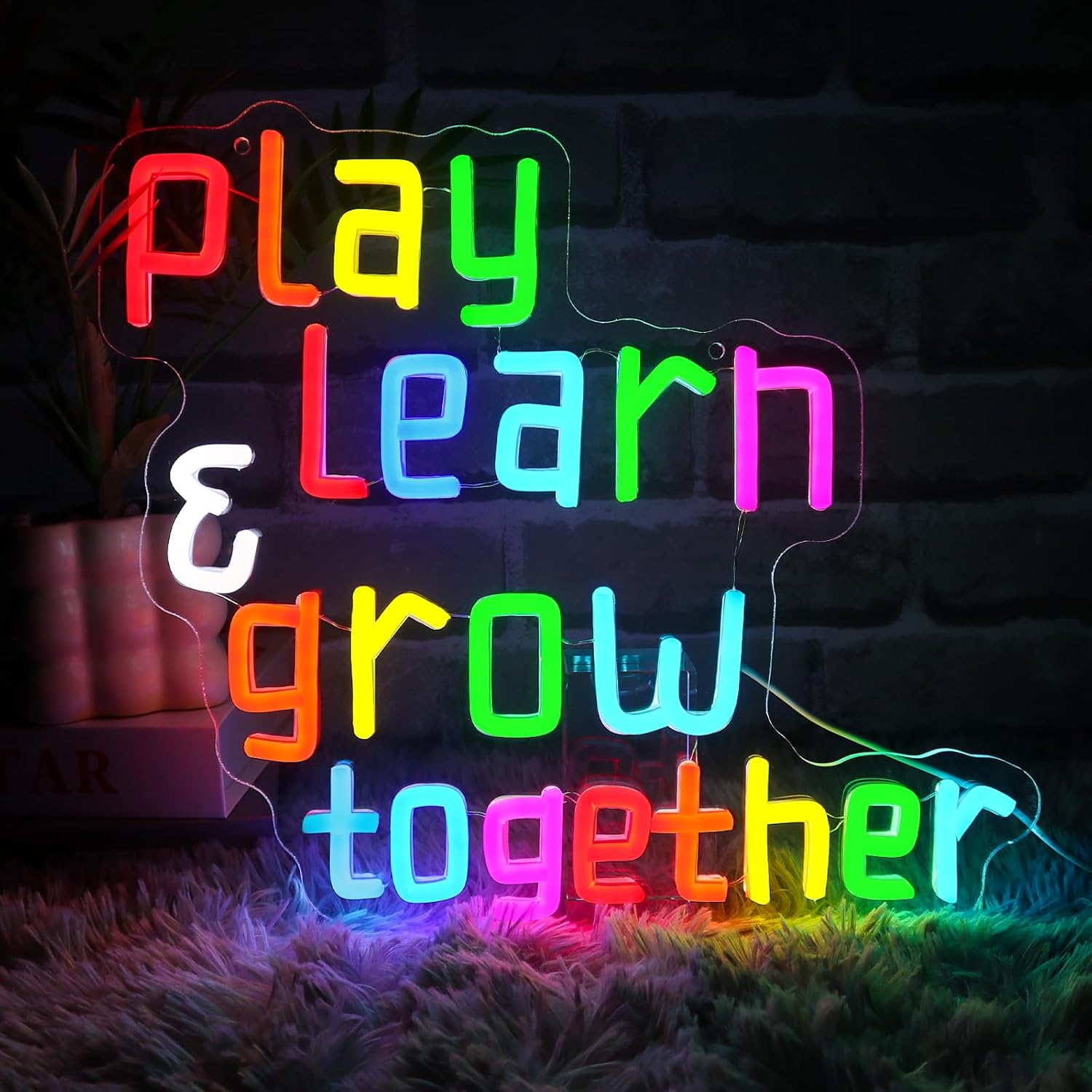 Play Learn Grow Together Neon  - Neon Sign Party ulasan dan harga