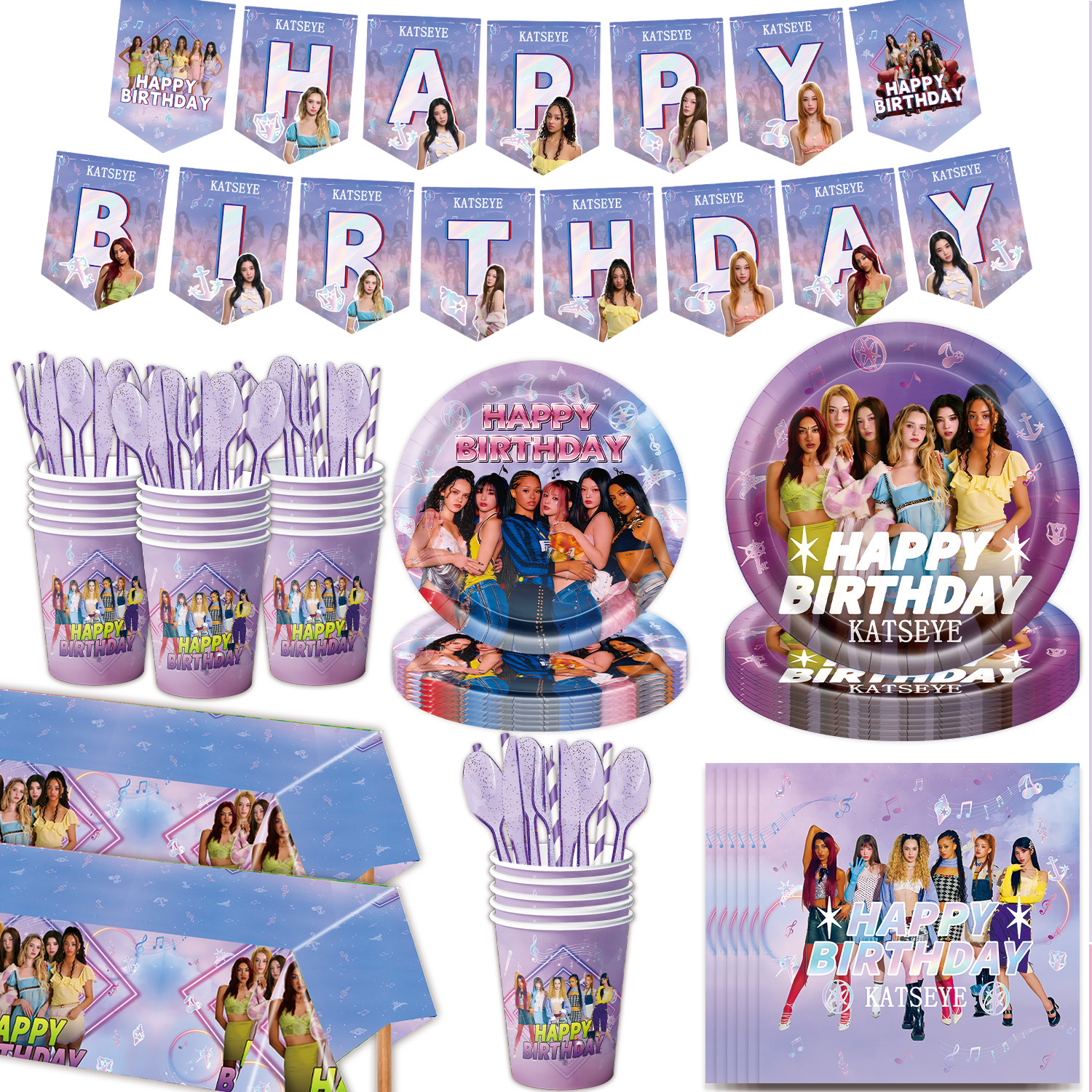 K&Katseye Idol Birthday Party  - Led Balloon Light ulasan dan harga