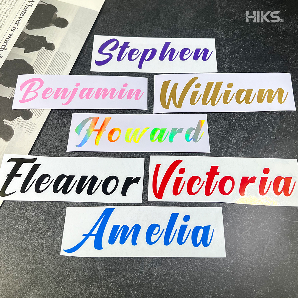 3PCS Custom Name Stickers Pers - Eve Party ulasan dan harga