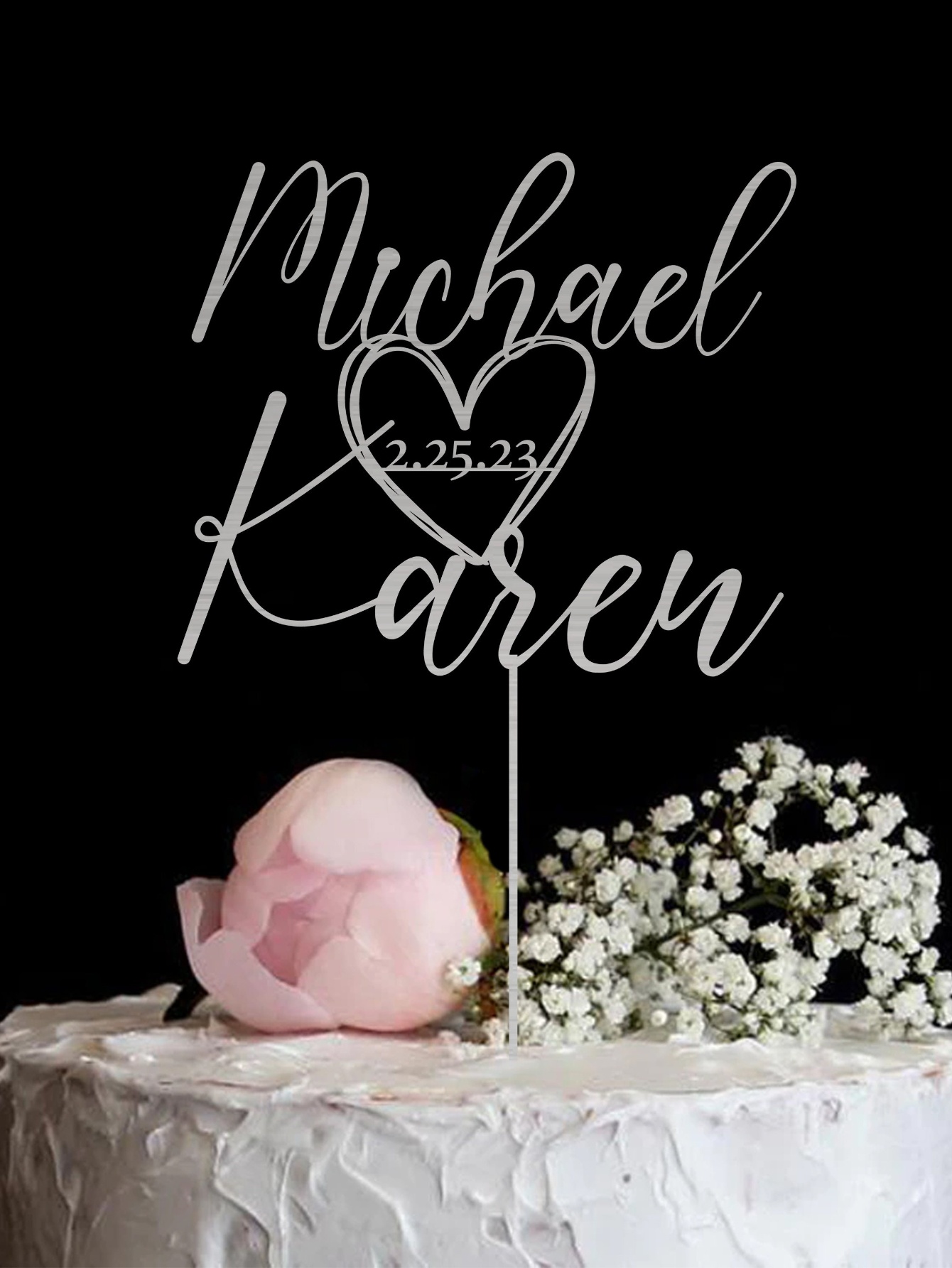 Custom Cake Topper - 1PC Perso - Event Suppliers ulasan dan harga