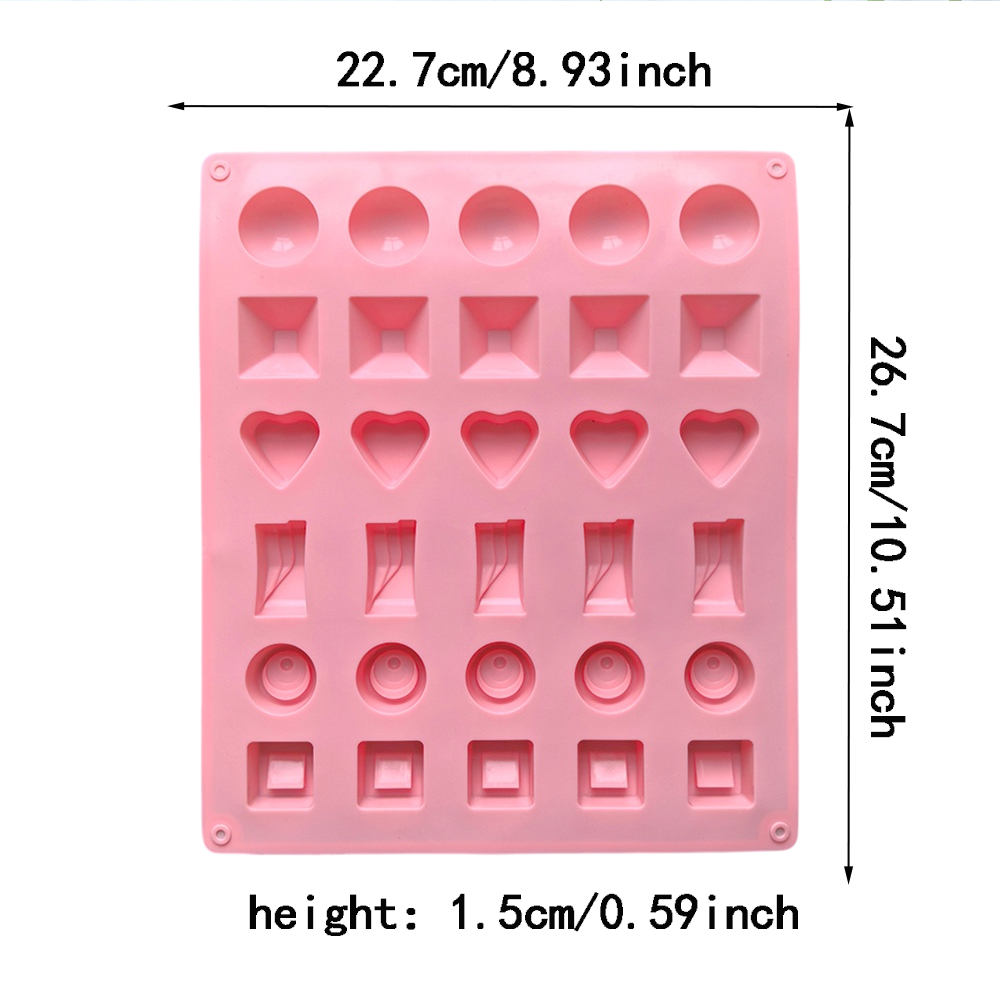 30 hole 6 sets of semi-circula - Cupcake Stand Tier ulasan dan harga
