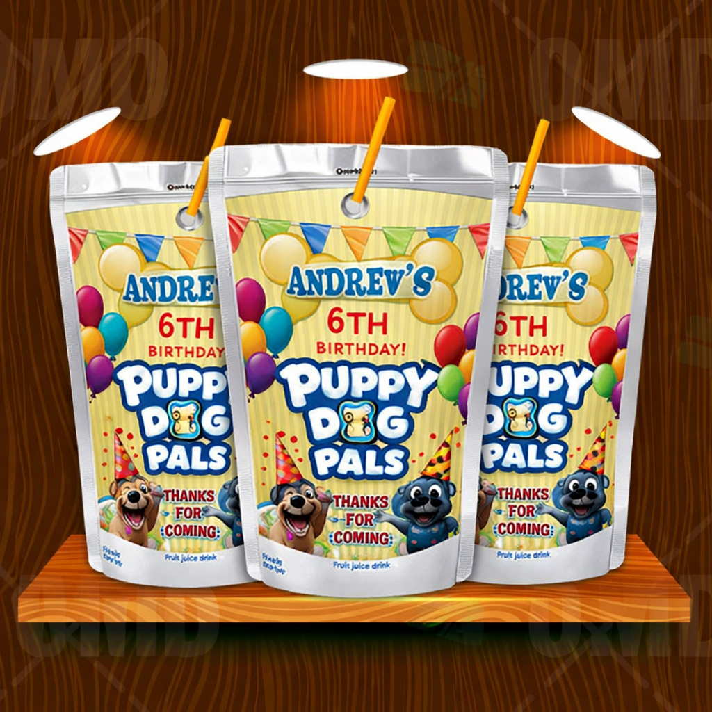 Custom Juice Pouch Label, Pers - Party Event Supplier ulasan dan harga