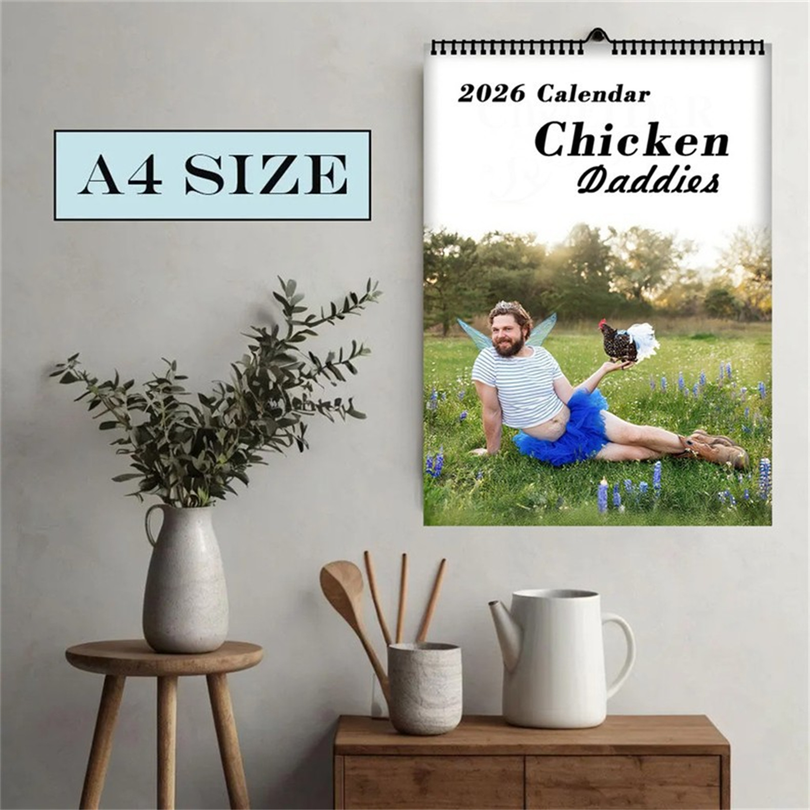 2026 Funny Chicken Daddy Wall  - Event Support ulasan dan harga