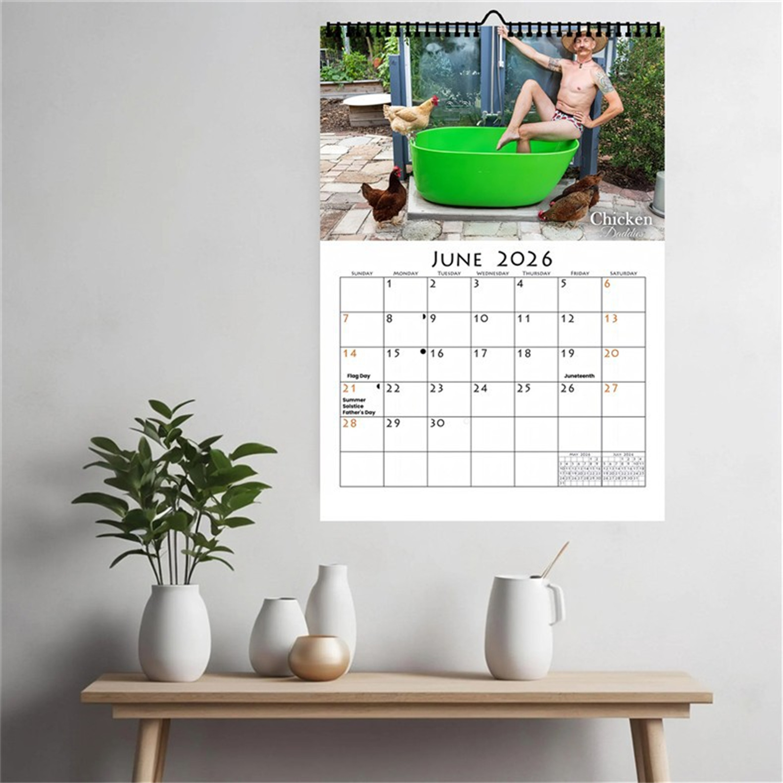2026 Funny Chicken Daddy Wall  - Event Support ulasan dan harga