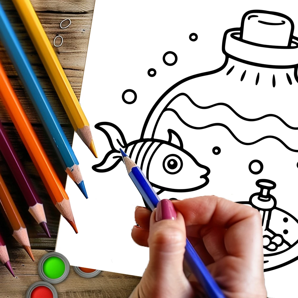 Coloring Book Magic Jar for Ad - Supply Event ulasan dan harga