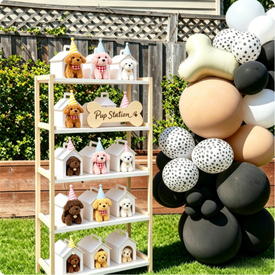 8-24Set Teddy Dogs DIY Adopt A - Event Party ulasan dan harga