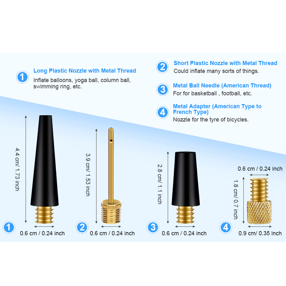 Tire Valve Adapter Ball Pump N - Balloon Pump Hand ulasan dan harga