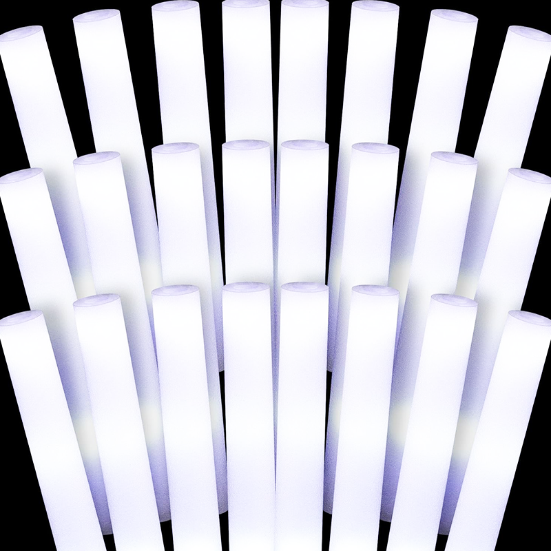 30Pcs LED Foam Sticks White Li - Centerpiece Stick ulasan dan harga