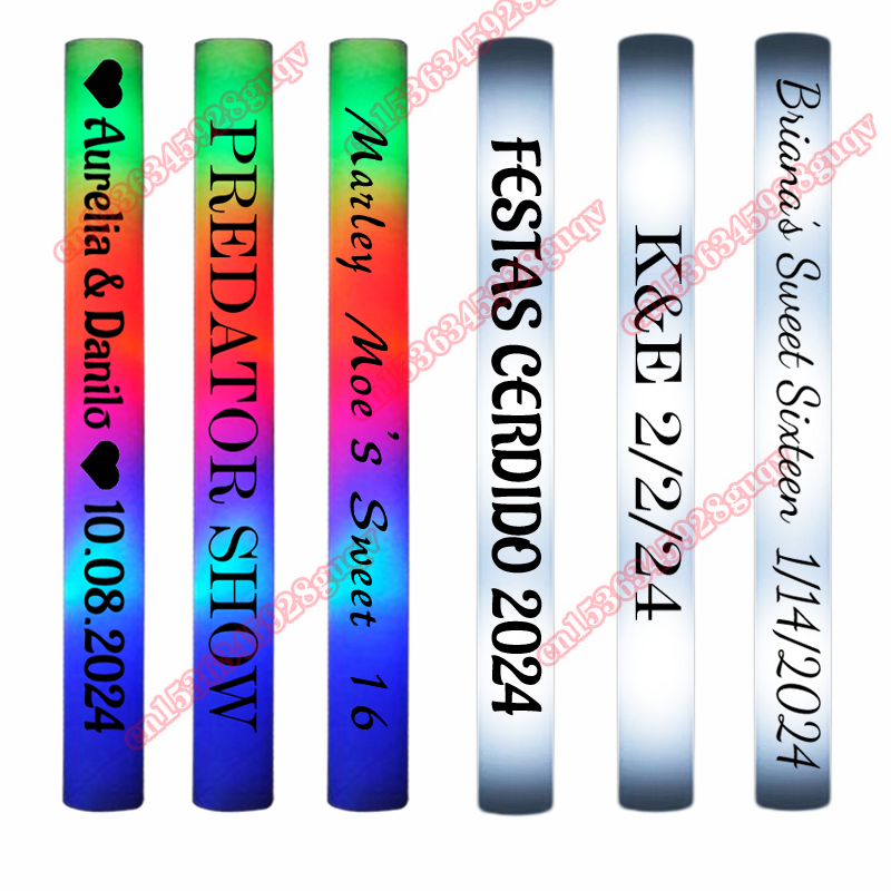 30Pcs LED Foam Sticks White Li - Centerpiece Stick ulasan dan harga