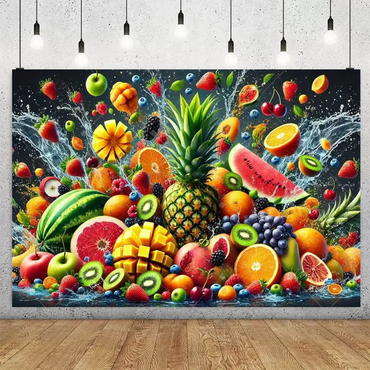3D Colorful Fruit Party Decora - Party Event Supply Store ulasan dan harga