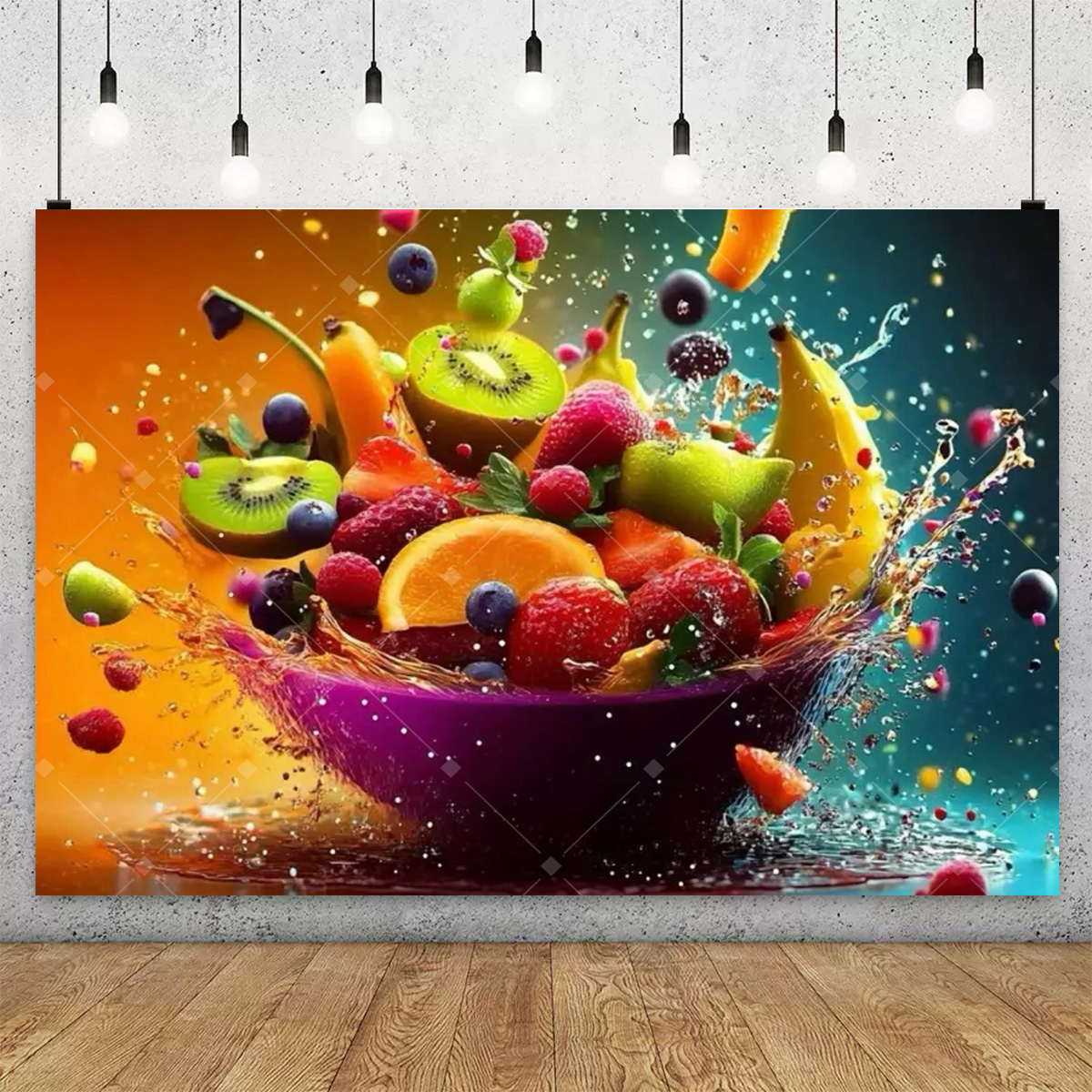 3D Colorful Fruit Party Decora - Party Event Supply Store ulasan dan harga