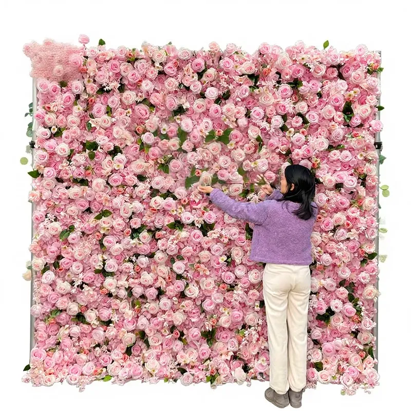 Sunwedding Silk Artificial Flo - Flower Wall Panel ulasan dan harga