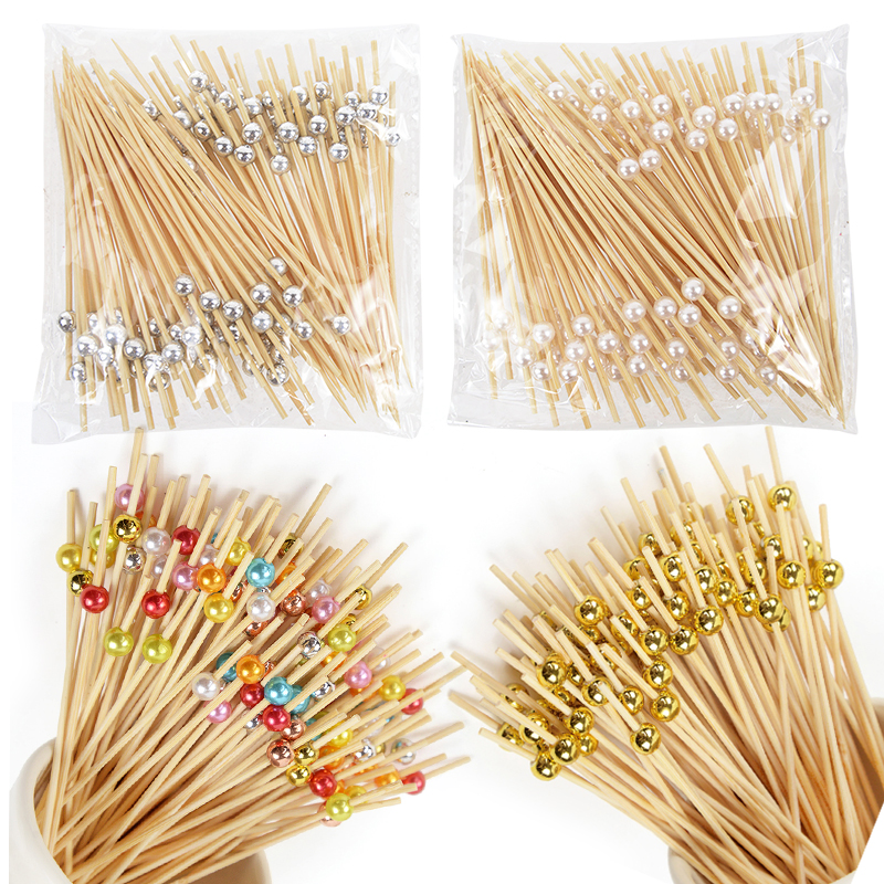 100Pcs Disposable Bamboo Skewe - Centerpiece Stick ulasan dan harga