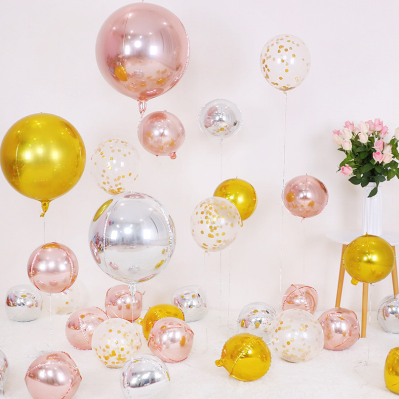 5pcs 10 18 22 Inch 4D Round Me - Party Event Supply Store ulasan dan harga