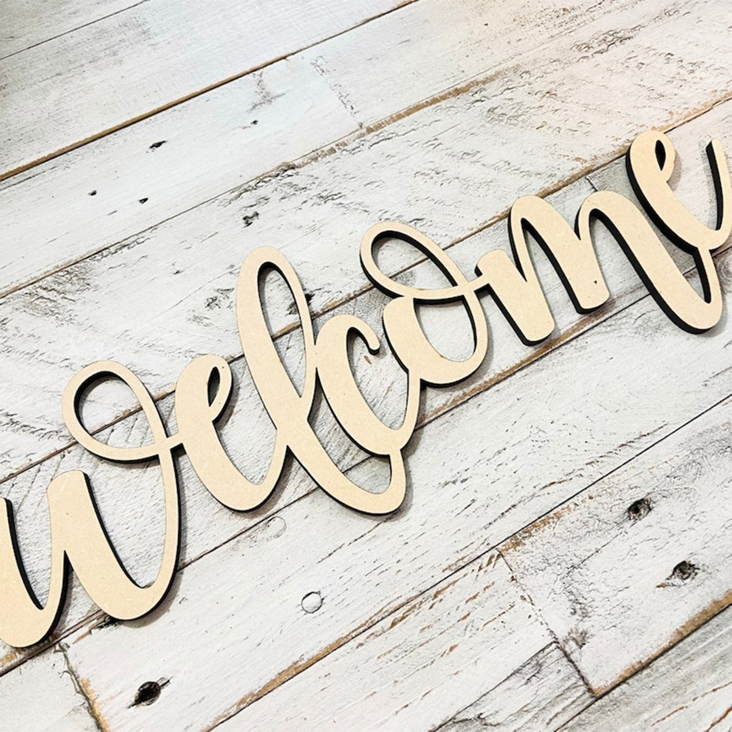 1pc personalized wooden surnam - Eve Party ulasan dan harga