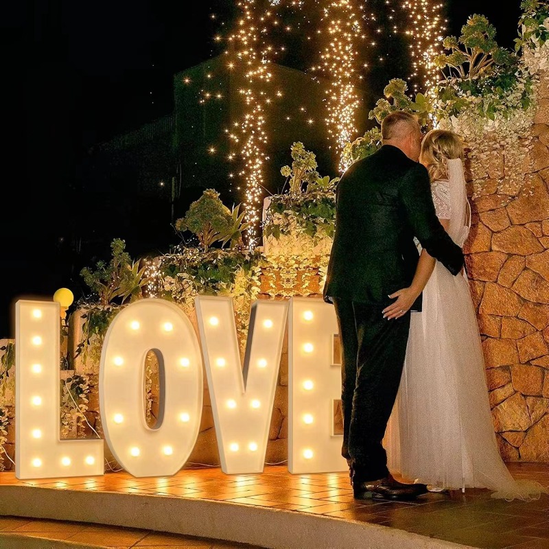 70/100/120cmGiant Letter Led L - Led Balloon Light ulasan dan harga