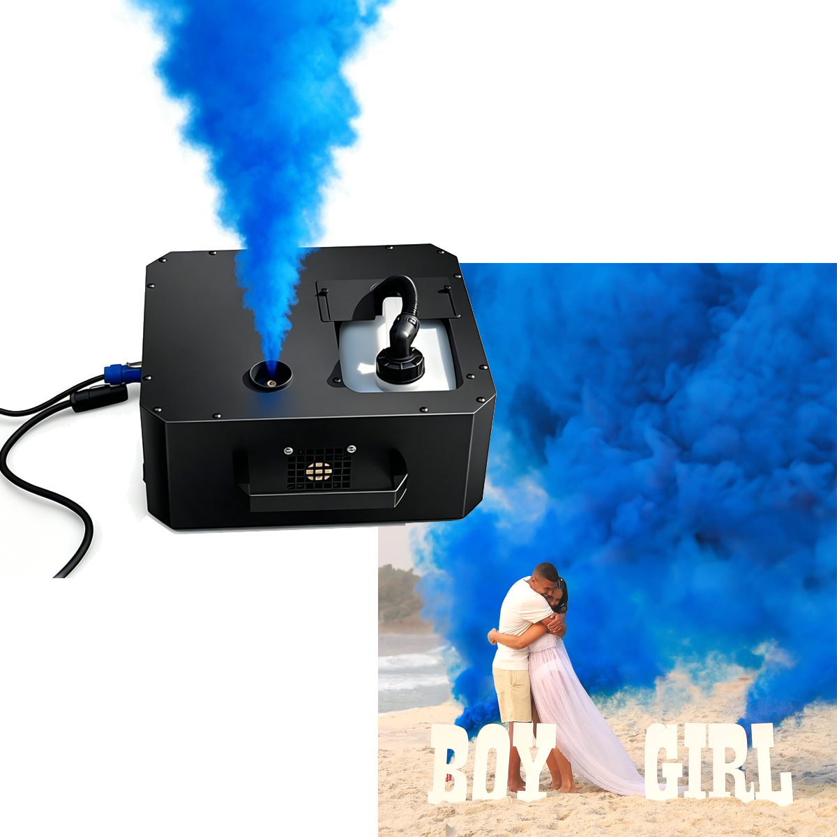 Wedding Event FX Newest 3000W  - Confetti Cannon Tube ulasan dan harga