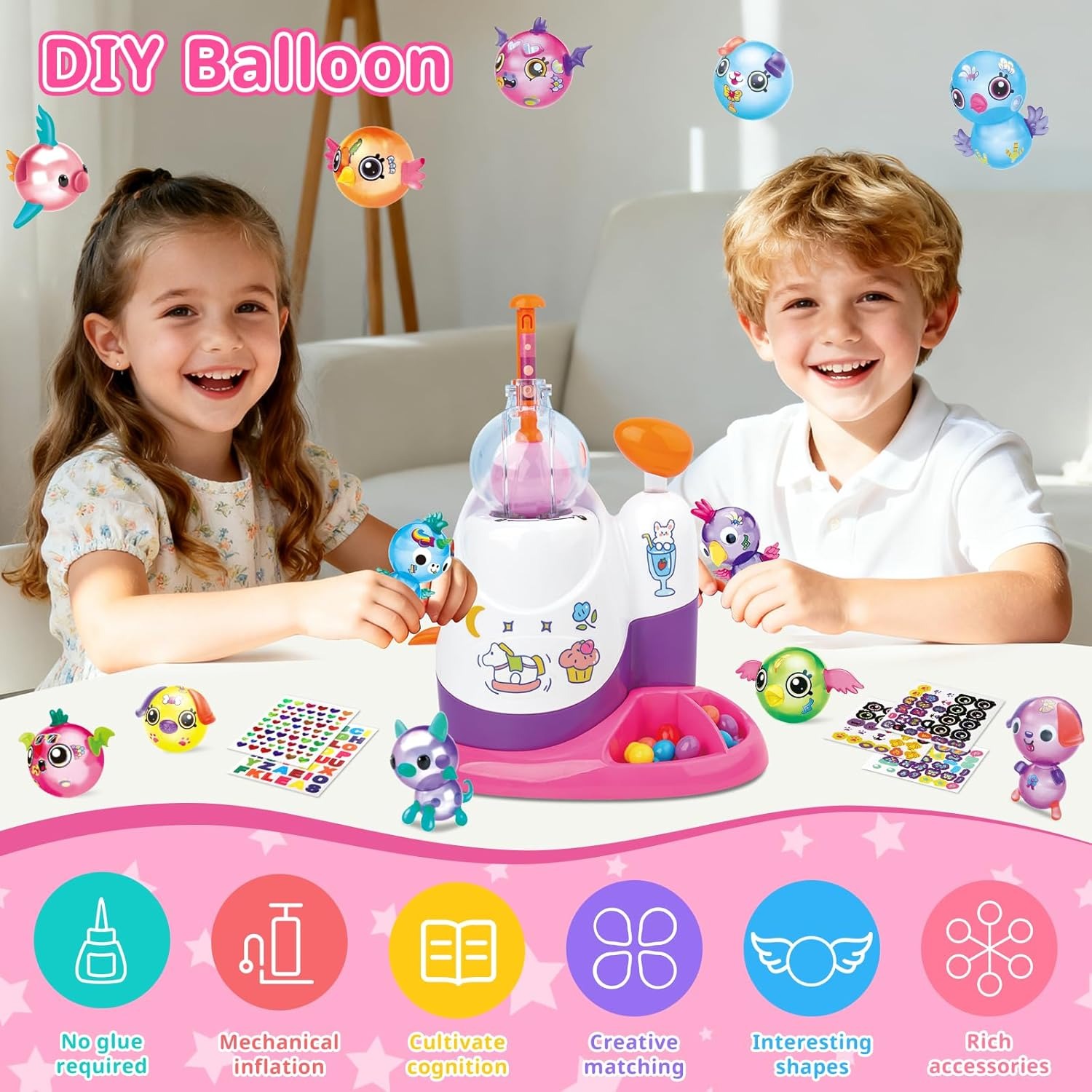 DIY Balloon Animal Kit with Pu - Balloon Pump Hand ulasan dan harga