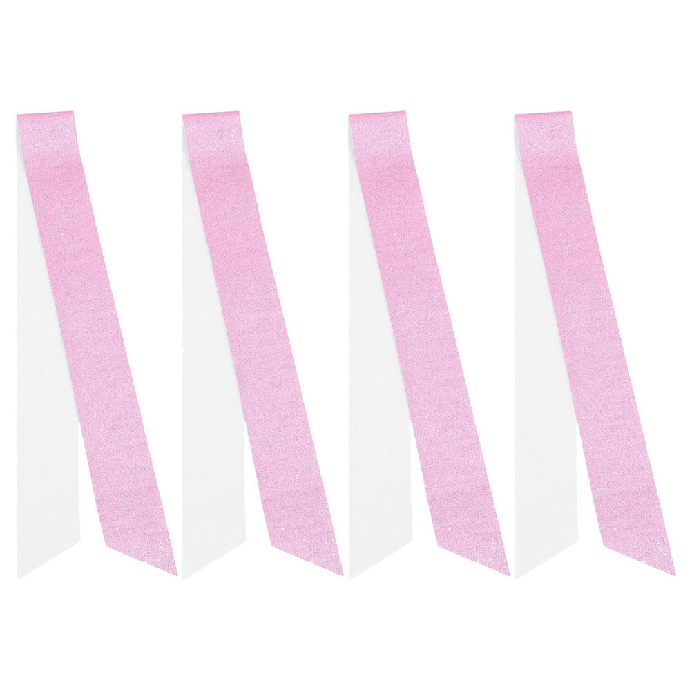 4Pcs Blank Glitter Sash DIY Sa - Birthday Sash Glitter ulasan dan harga