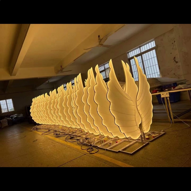 Glowing Angel Wings Light Prop - Event & Party Supply Photos ulasan dan harga