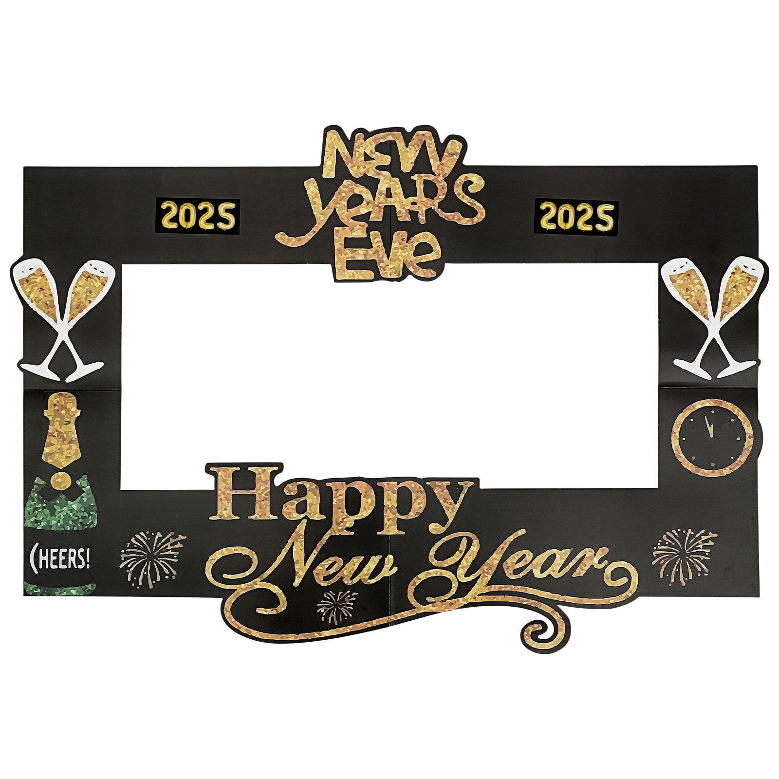 2025 New Year's Eve Photo Prop - Photo Booth Frame ulasan dan harga