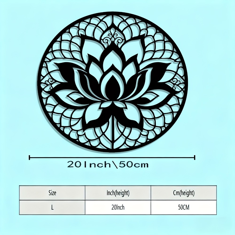Lumiho Metal Wall Art Lotus Fl - Flower Wall Panel ulasan dan harga