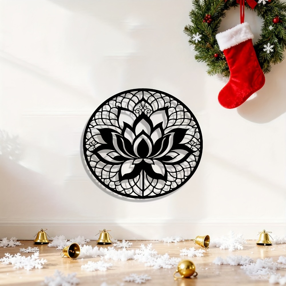 Lumiho Metal Wall Art Lotus Fl - Flower Wall Panel ulasan dan harga