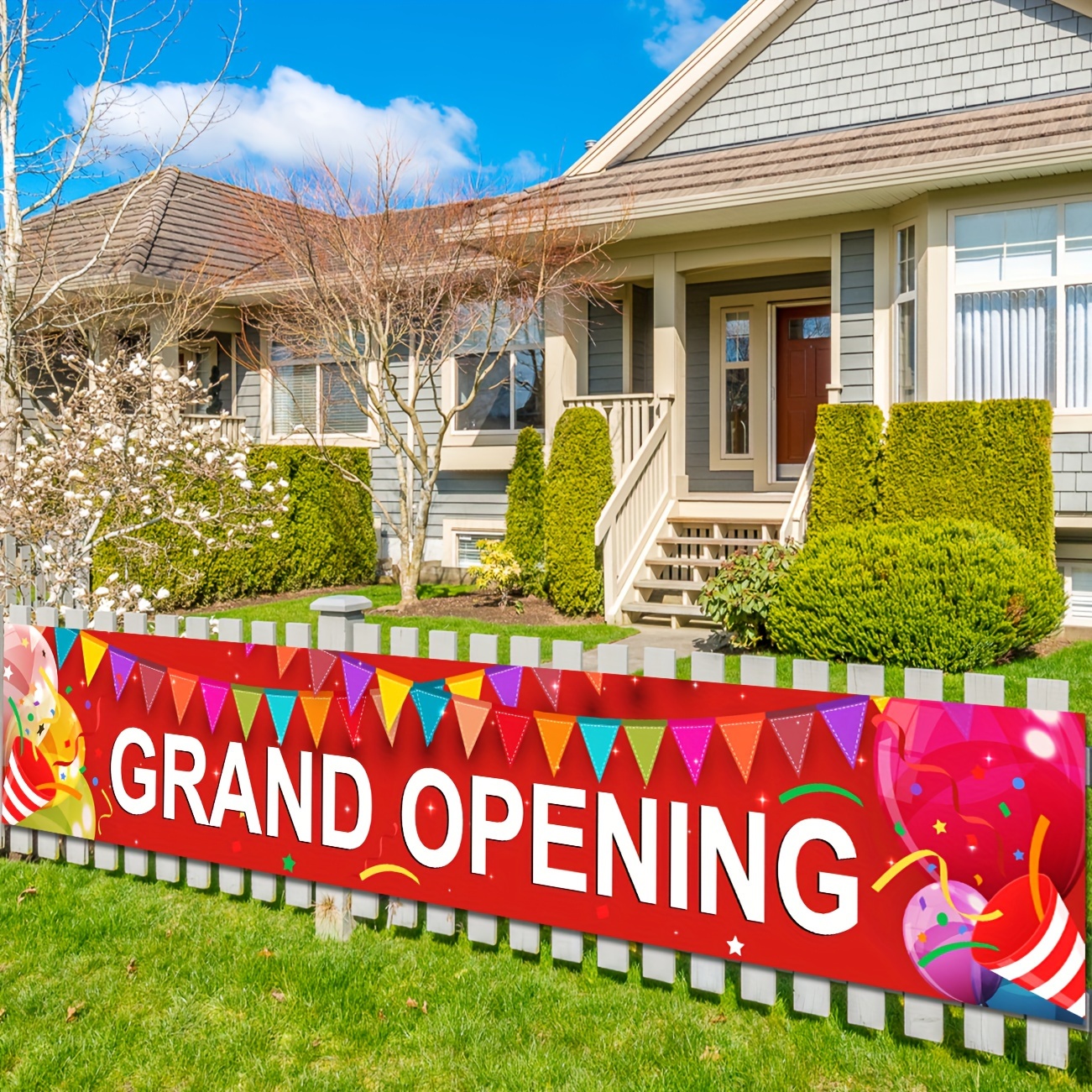 Grand Opening Banner New Store - Party Event Supply Store ulasan dan harga