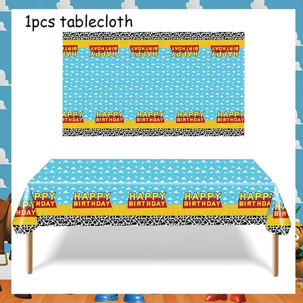 Toyss Inspired Birthday Party  - Table Cloth Disposable ulasan dan harga