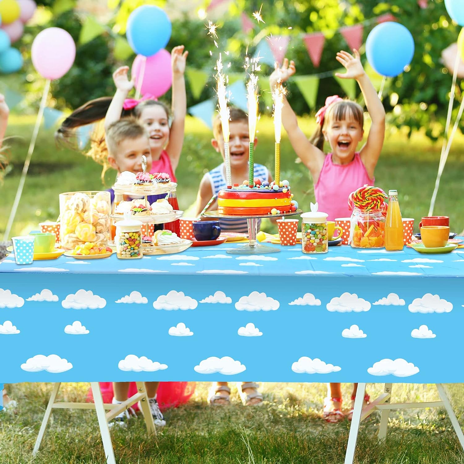 Toyss Inspired Birthday Party  - Table Cloth Disposable ulasan dan harga