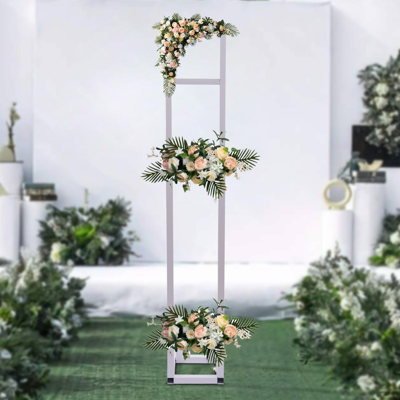 Wedding Arch Backdrop Stand Ev - Photo Booth Frame ulasan dan harga