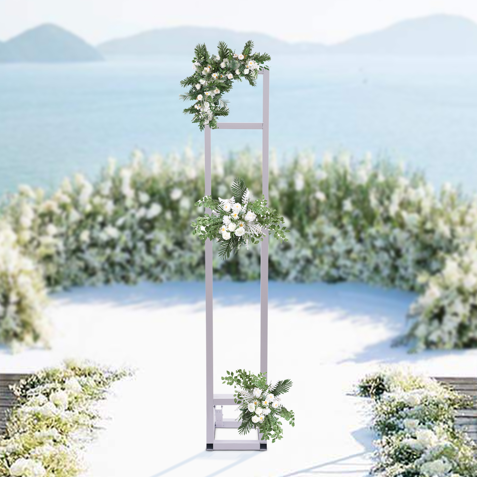 Wedding Arch Backdrop Stand Ev - Photo Booth Frame ulasan dan harga
