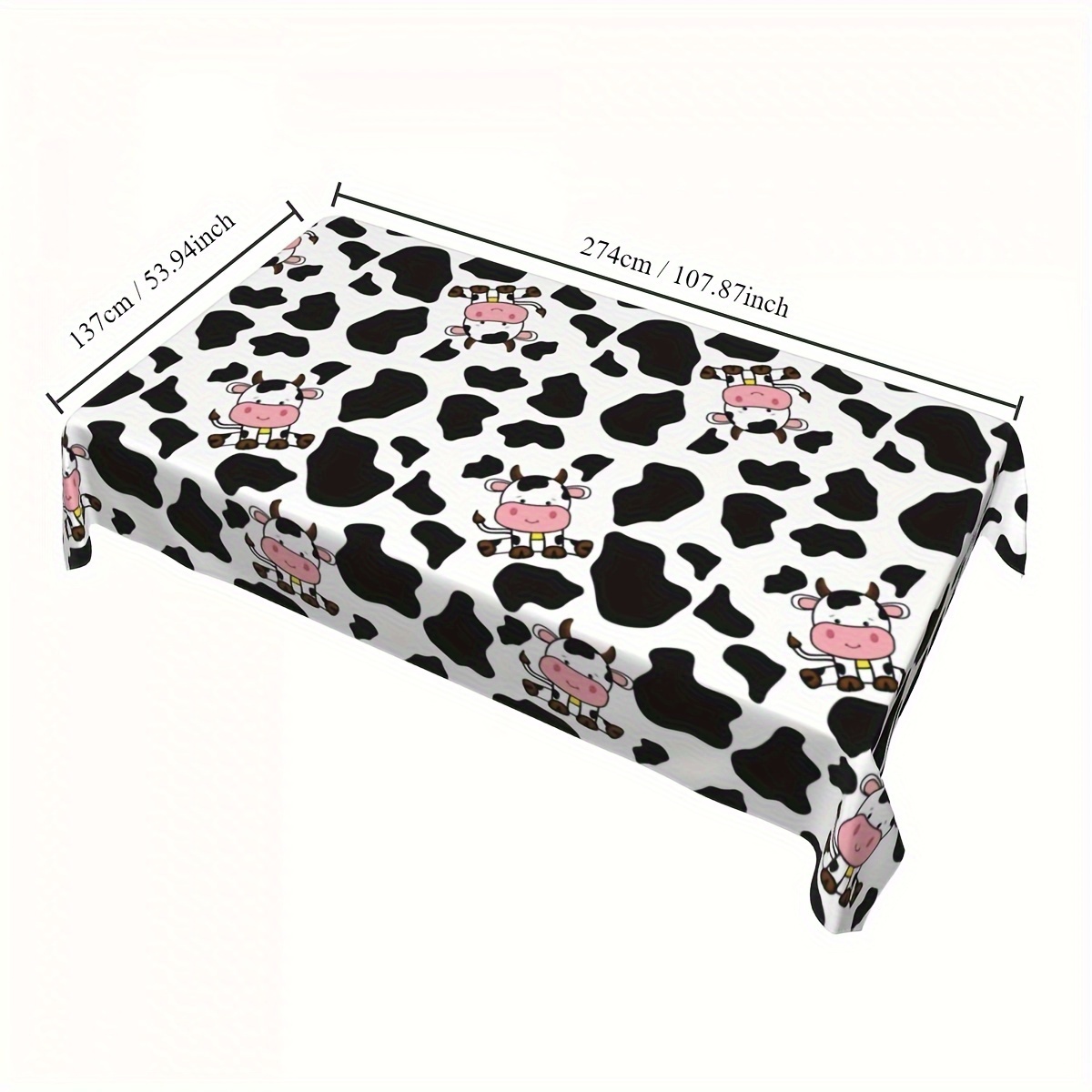 1pc Cow Farm Animal Theme Picn - Table Cloth Disposable ulasan dan harga
