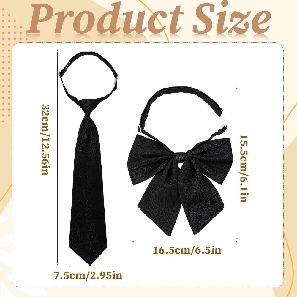 Black Bow Ties for Women, Larg - Event & Party Supply Photos ulasan dan harga