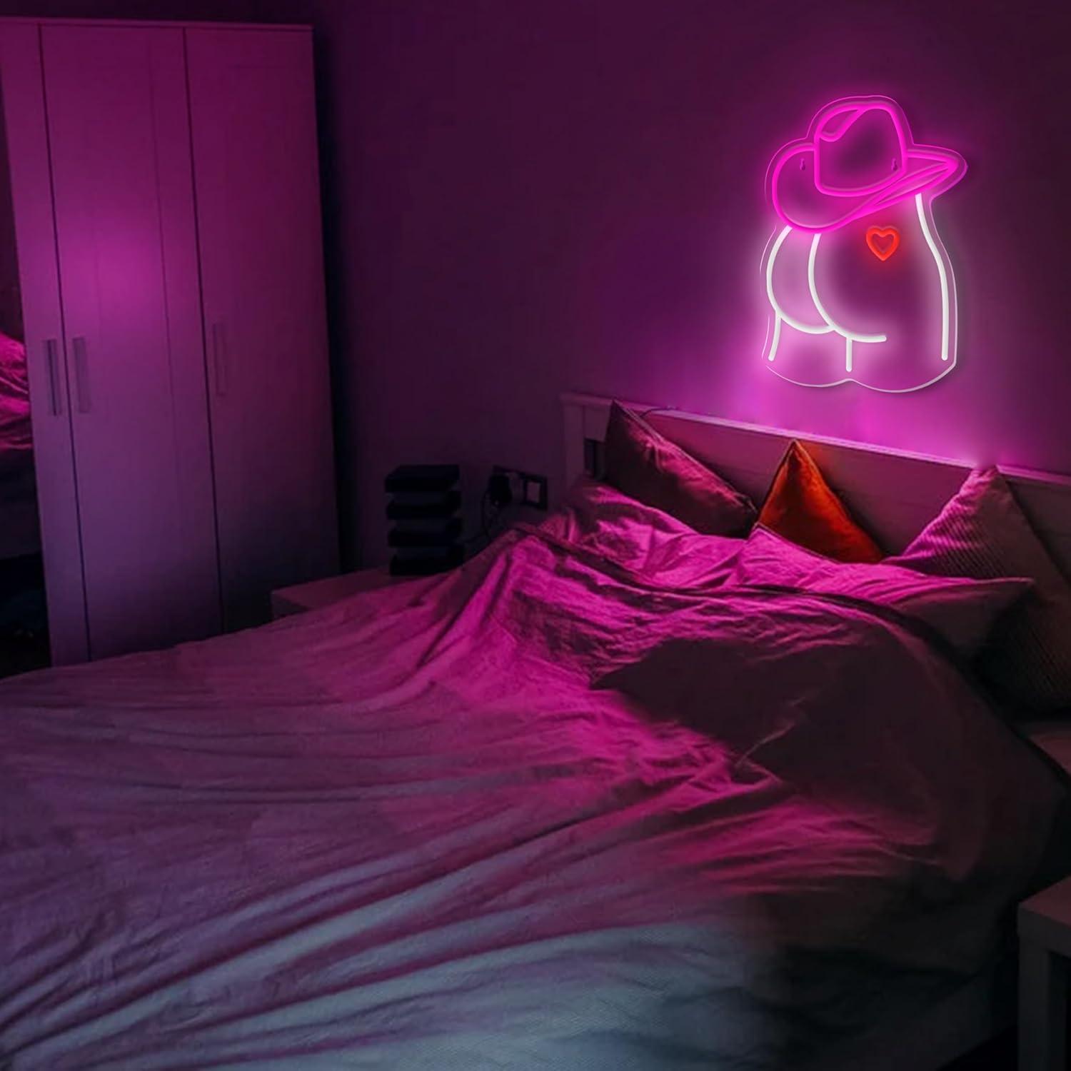 Cowgirl Neon Sign Dimmable LED - Neon Sign Party ulasan dan harga