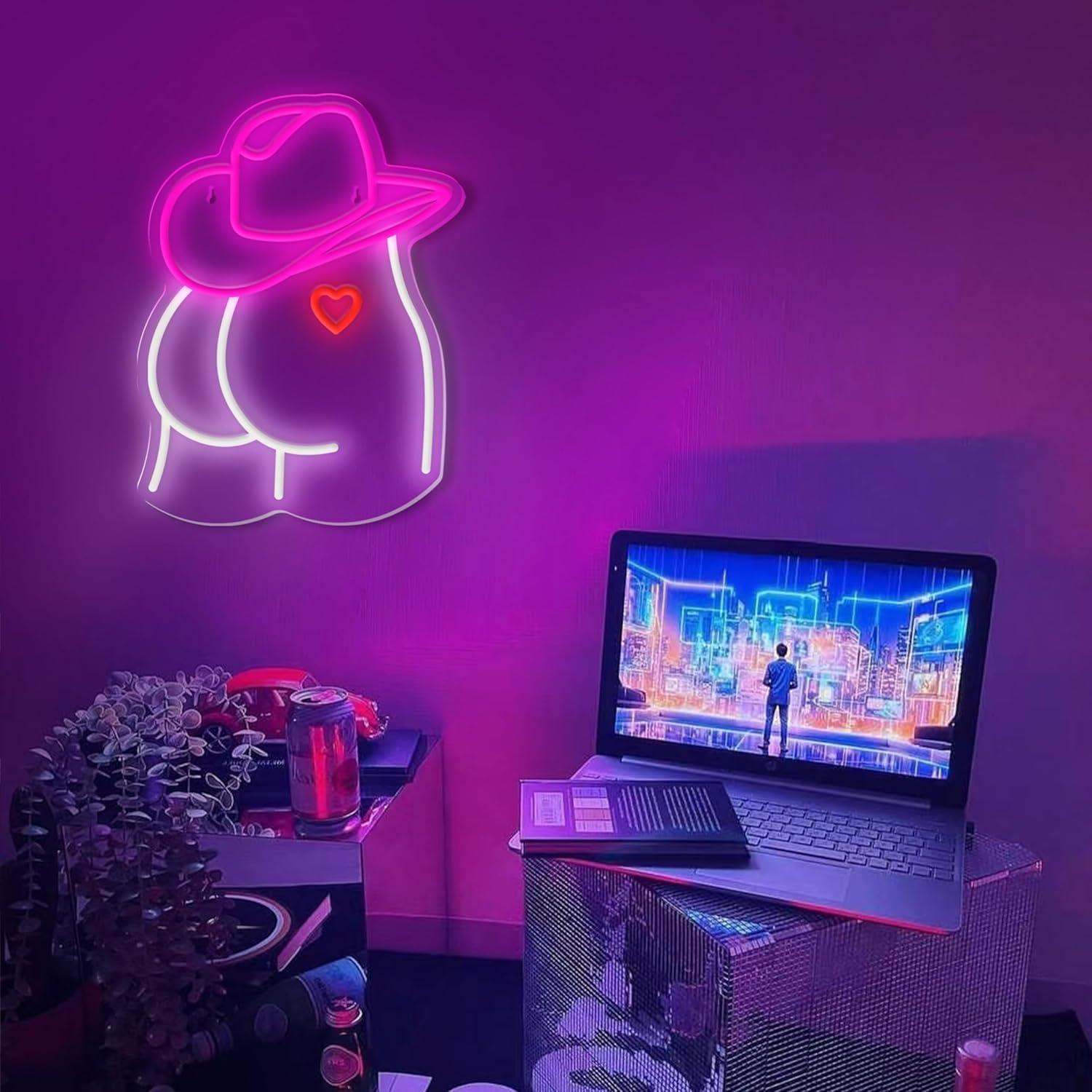 Cowgirl Neon Sign Dimmable LED - Neon Sign Party ulasan dan harga