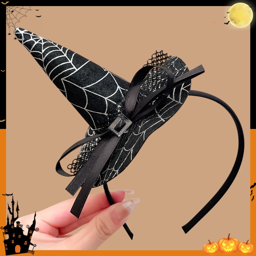 Spider Halloween Witch Hat Hea - Party Hat Cone ulasan dan harga