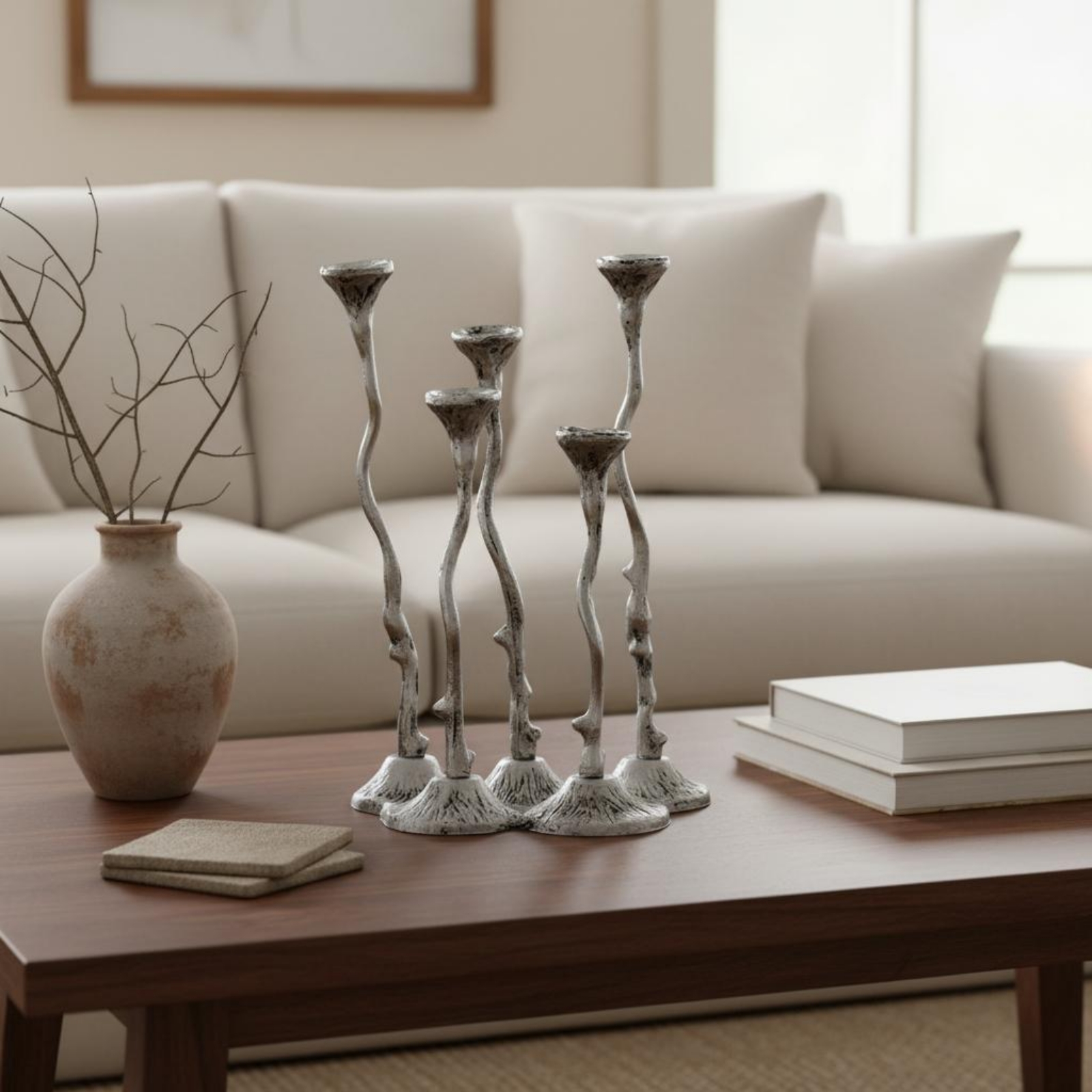 Cast Aluminum Candle Holder De - Centerpiece Stick ulasan dan harga