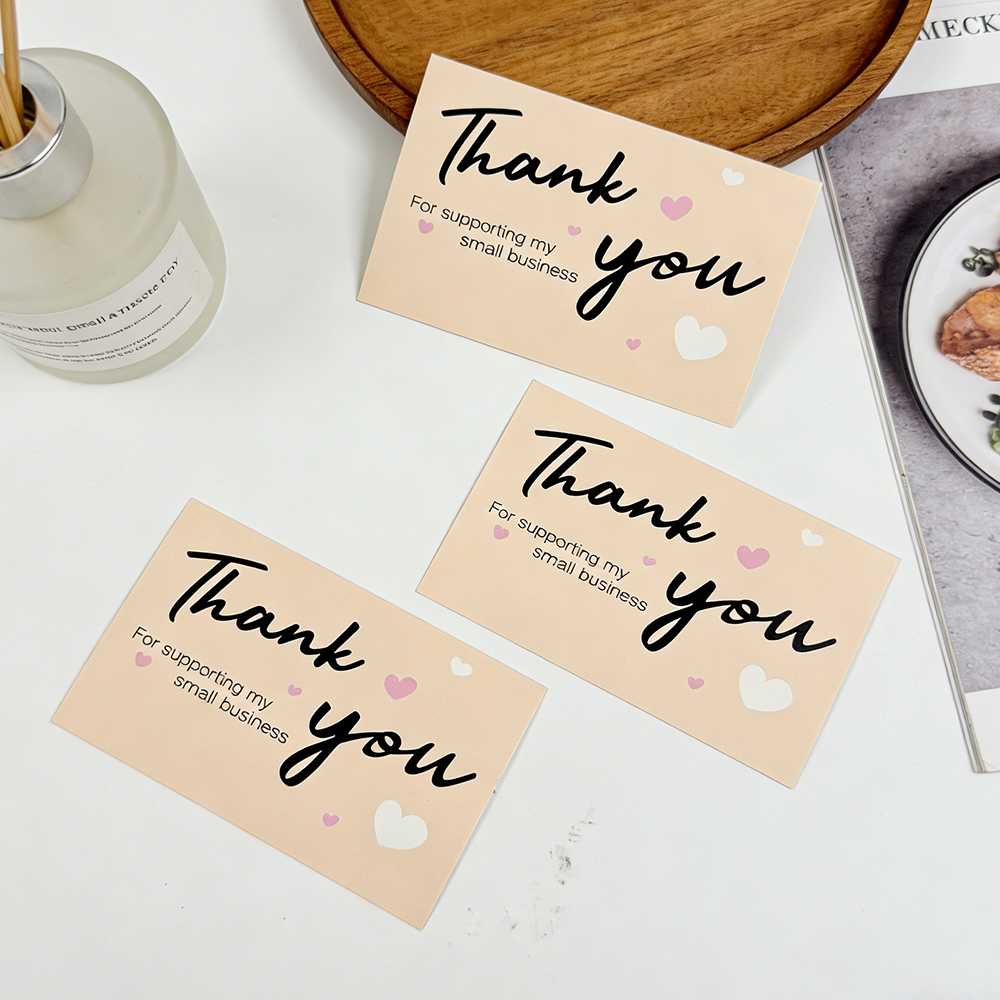 50/100pcs Thank You Cards, for - Party Event Supply Store ulasan dan harga