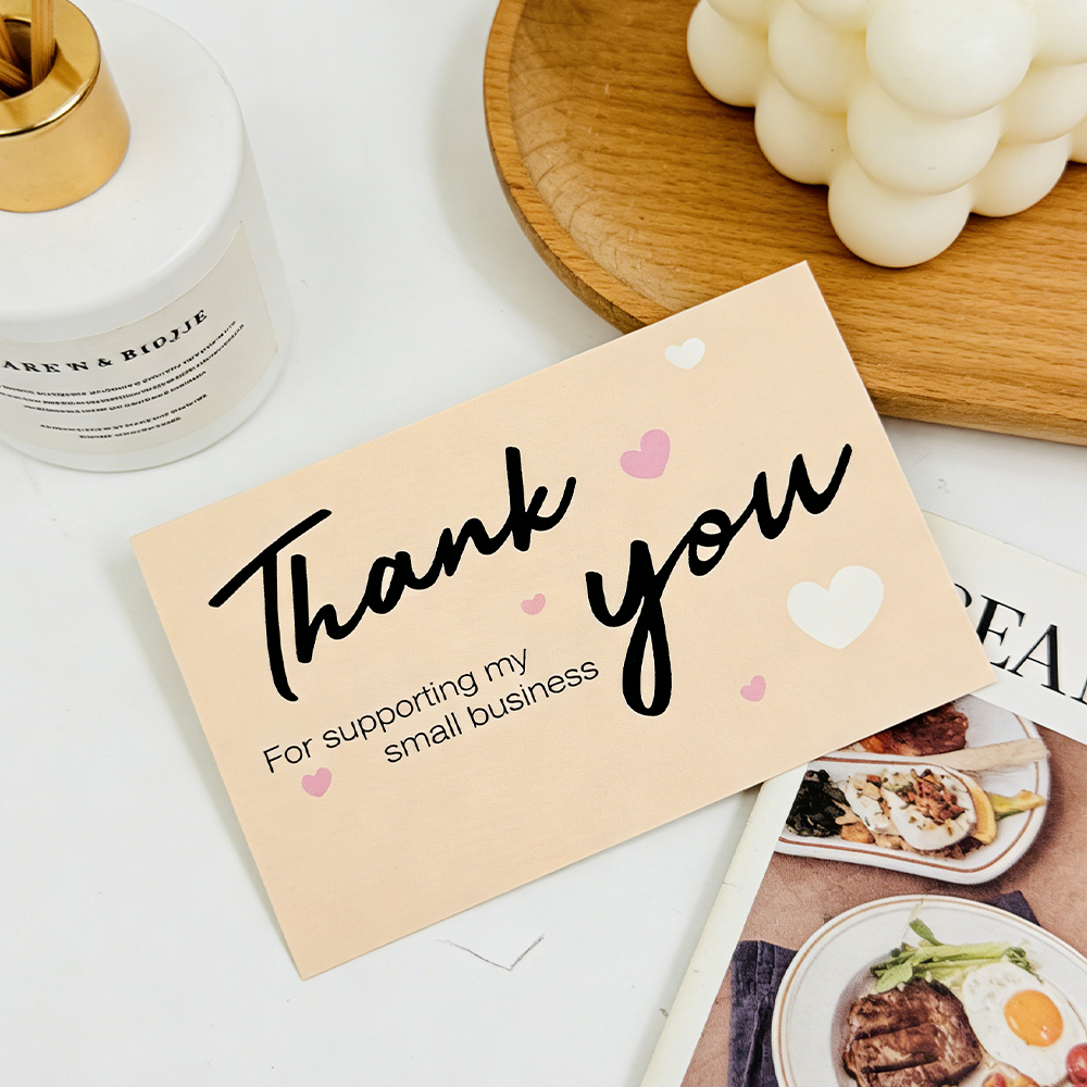 50/100pcs Thank You Cards, for - Party Event Supply Store ulasan dan harga