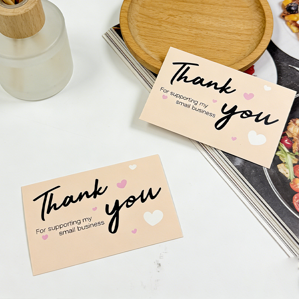 50/100pcs Thank You Cards, for - Party Event Supply Store ulasan dan harga