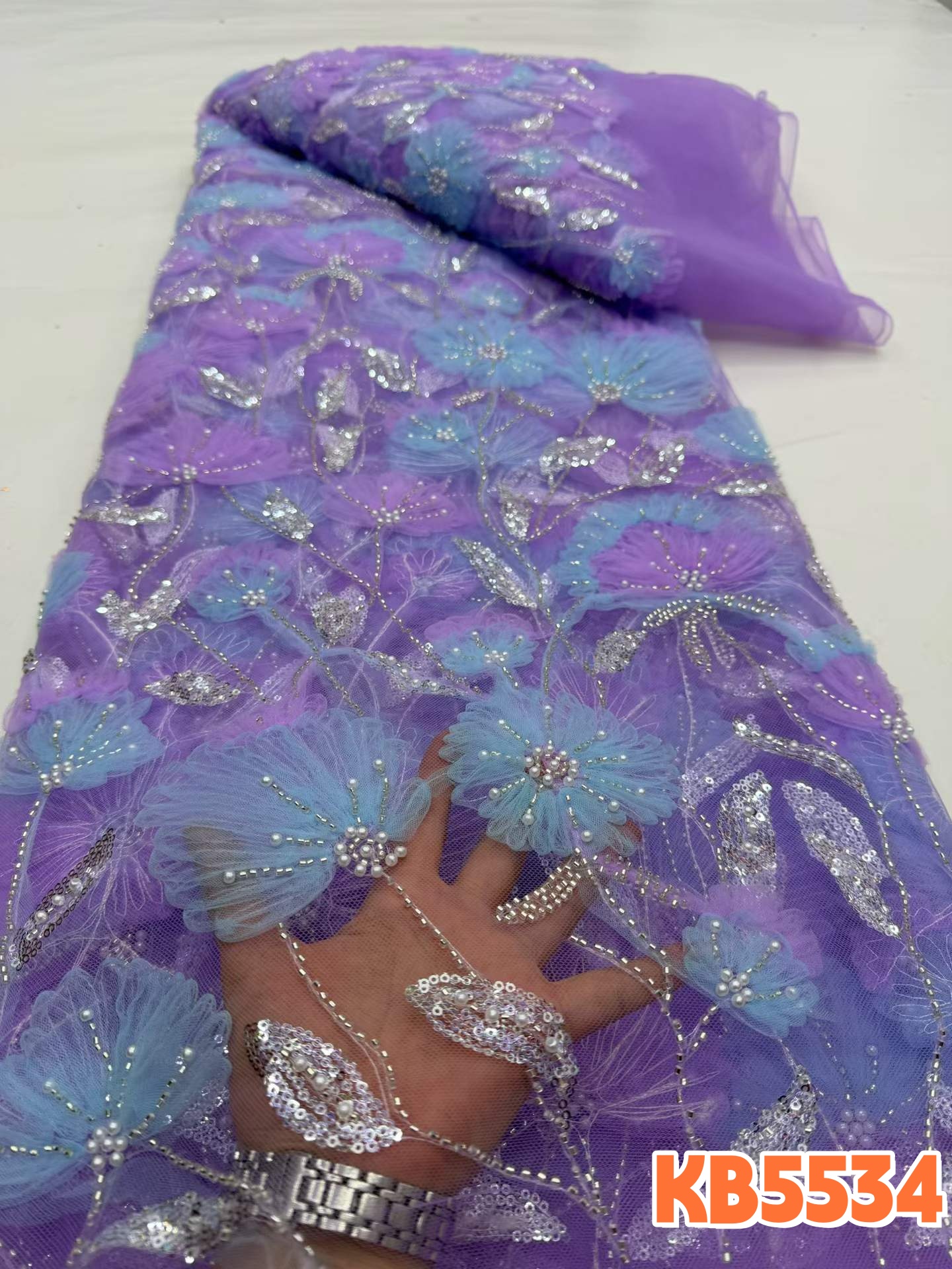 YALISI African 3d Flower Beade - Glitter Tablecloth ulasan dan harga