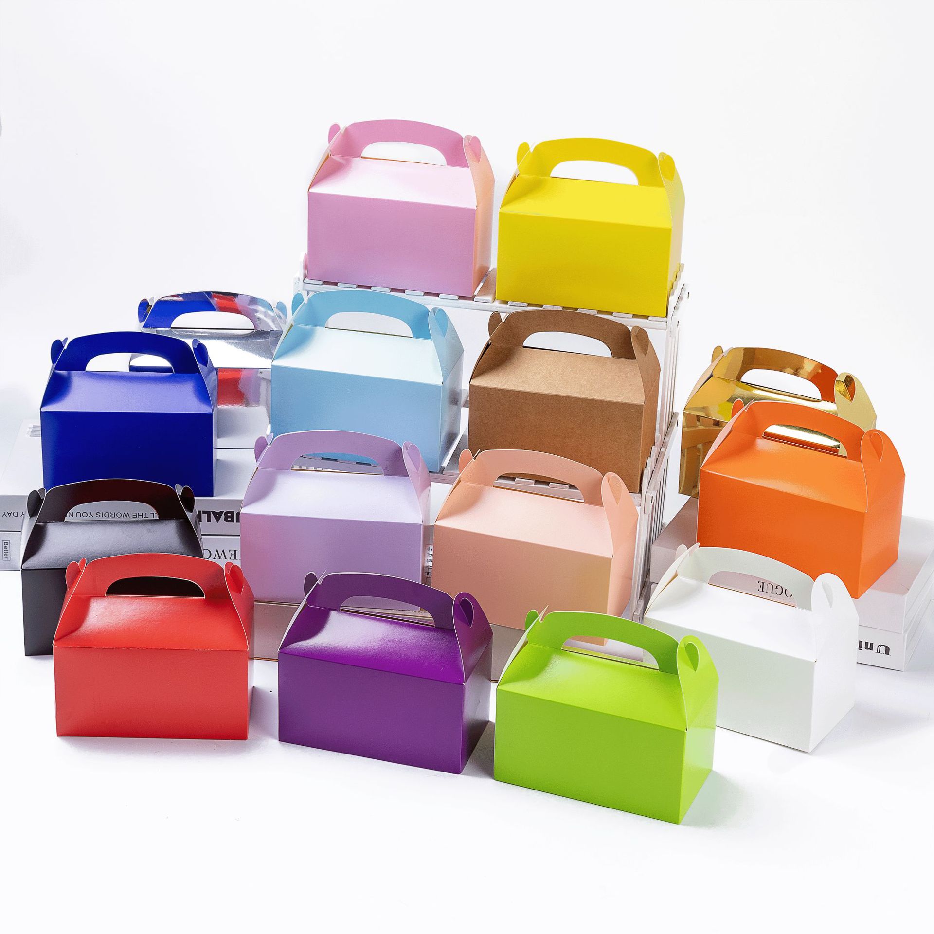 10-30pcs Gift Boxes with Handl - Event Party Box ulasan dan harga